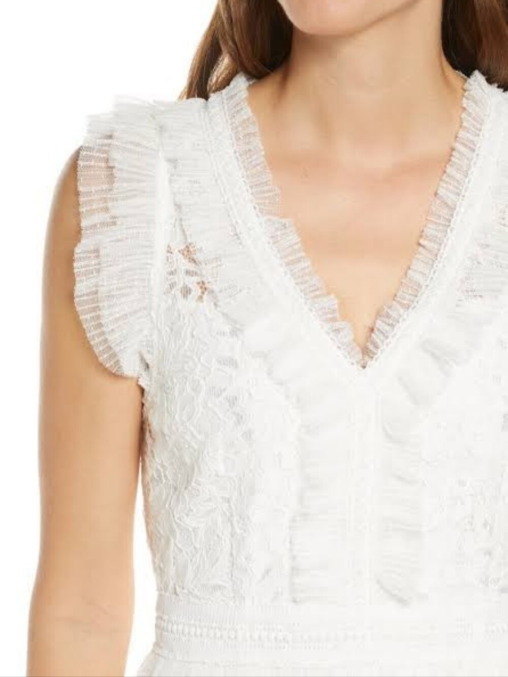 Adelyn Rae Ruffle Lace Cocktail Dress - Picture 3 of 10
